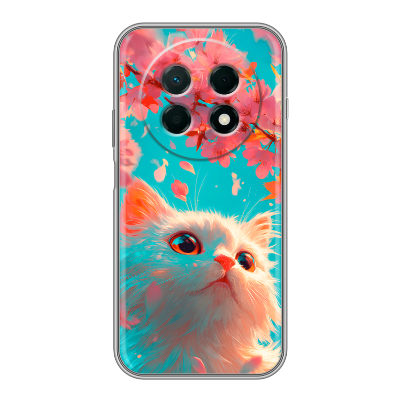 Силиконовый чехол на Huawei Nova 15 Max с принтом Красивый кот Силиконовый чехол на Huawei Nova 15 Max с принтом Красивый кот