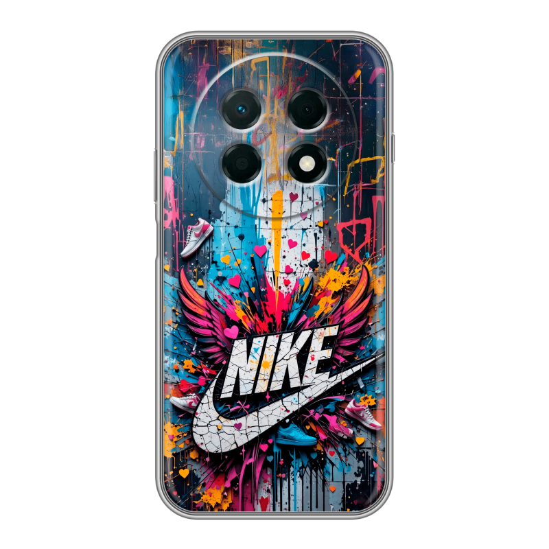 Силиконовый чехол на Huawei Nova 15 Max с принтом Nike Найк Силиконовый чехол на Huawei Nova 15 Max с принтом Nike Найк