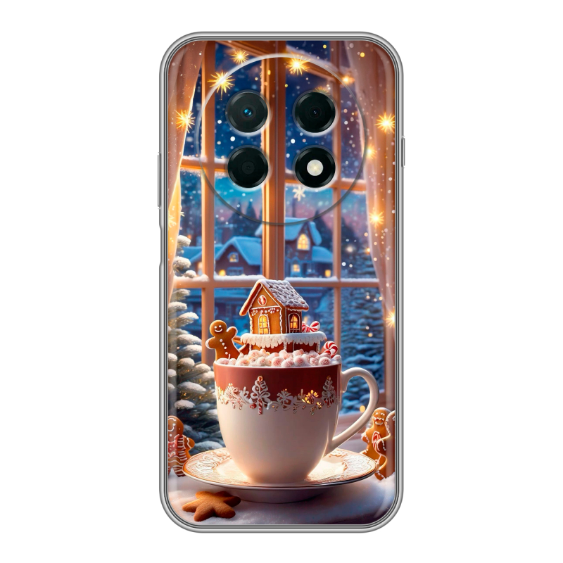 Силиконовый чехол на Huawei Nova 15 Max с принтом Новый год Силиконовый чехол на Huawei Nova 15 Max с принтом Новый год