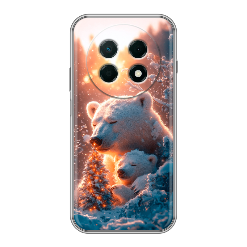 Силиконовый чехол на Huawei Nova 15 Max с принтом Новый год Силиконовый чехол на Huawei Nova 15 Max с принтом Новый год