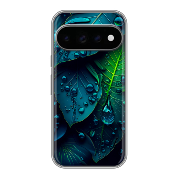 Силиконовый чехол на Google Pixel 11 Pro с принтом Листья