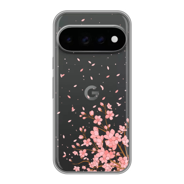 Силиконовый чехол на Google Pixel 11 Pro с принтом Ветка сакуры Силиконовый чехол на Google Pixel 11 Pro с принтом Ветка сакуры