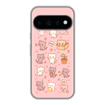 Силиконовый чехол на Google Pixel 11 Pro с принтом Hello Kitty Хелоу Кити