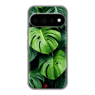 Силиконовый чехол на Google Pixel 11 Pro с принтом Листья Силиконовый чехол на Google Pixel 11 Pro с принтом Листья