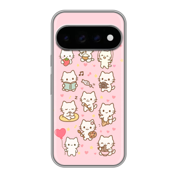 Силиконовый чехол на Google Pixel 11 Pro с принтом Hello Kitty Хелоу Кити Силиконовый чехол на Google Pixel 11 Pro с принтом Hello Kitty Хелоу Кити