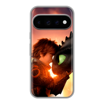 Силиконовый чехол на Google Pixel 11 Pro с принтом Как приручить дракона