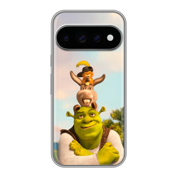 Силиконовый чехол на Google Pixel 11 Pro с принтом Шрек Shrek