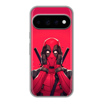 Силиконовый чехол на Google Pixel 11 Pro с принтом Дедпул Deadpool
