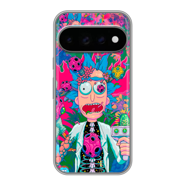 Силиконовый чехол на Google Pixel 11 Pro с принтом Рик и Морти Rick Morty Силиконовый чехол на Google Pixel 11 Pro с принтом Рик и Морти Rick Morty