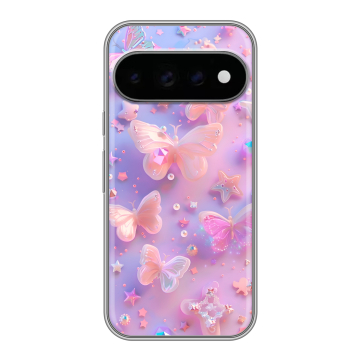 Силиконовый чехол на Google Pixel 11 Pro с принтом Бабочки