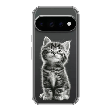 Силиконовый чехол на Google Pixel 11 Pro с принтом Котенок Силиконовый чехол на Google Pixel 11 Pro с принтом Котенок