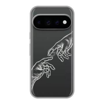 Силиконовый чехол на Google Pixel 11 Pro с принтом Сотворение мира