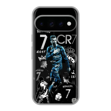 Силиконовый чехол на Google Pixel 11 Pro с принтом Реал Роналдо
