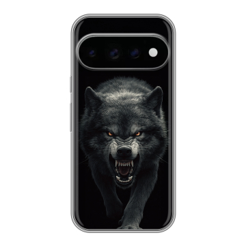 Силиконовый чехол на Google Pixel 11 Pro с принтом Волк Силиконовый чехол на Google Pixel 11 Pro с принтом Волк
