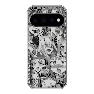 Силиконовый чехол на Google Pixel 11 Pro с принтом Ahegao Ахегао Аниме