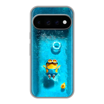 Силиконовый чехол на Google Pixel 11 Pro с принтом Миньоны Силиконовый чехол на Google Pixel 11 Pro с принтом Миньоны