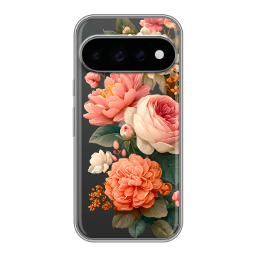 Силиконовый чехол на Google Pixel 11 Pro с принтом цветы