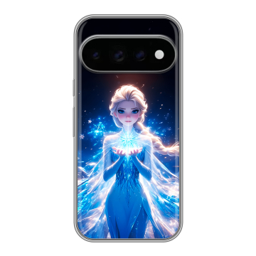 Силиконовый чехол на Google Pixel 11 Pro с принтом Холодное сердце Frozen Силиконовый чехол на Google Pixel 11 Pro с принтом Холодное сердце Frozen