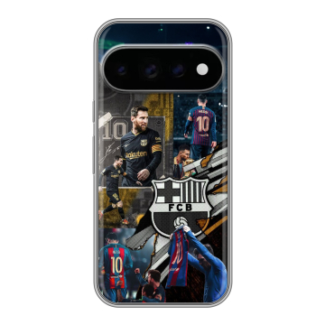 Силиконовый чехол на Google Pixel 11 Pro с принтом Messi Barcelona Силиконовый чехол на Google Pixel 11 Pro с принтом Messi Barcelona