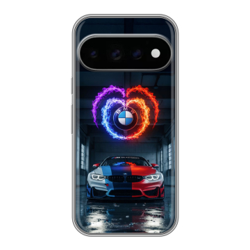Силиконовый чехол на Google Pixel 11 Pro с принтом BMW БМВ Силиконовый чехол на Google Pixel 11 Pro с принтом BMW БМВ