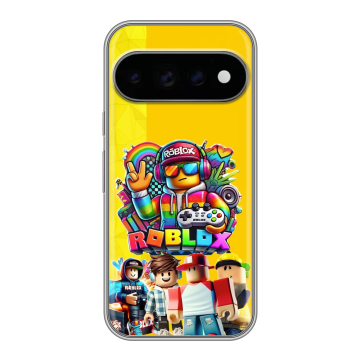 Силиконовый чехол на Google Pixel 11 Pro с принтом Roblox Роблокс Силиконовый чехол на Google Pixel 11 Pro с принтом Roblox Роблокс