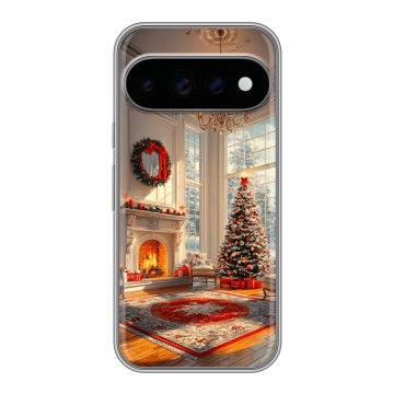 Силиконовый чехол на Google Pixel 11 Pro с принтом Новый год