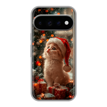 Силиконовый чехол на Google Pixel 11 Pro с принтом Новый год