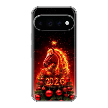 Силиконовый чехол на Google Pixel 11 Pro с принтом Новый год