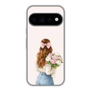 Силиконовый чехол на Google Pixel 11 Pro с принтом женский Силиконовый чехол на Google Pixel 11 Pro с принтом женский