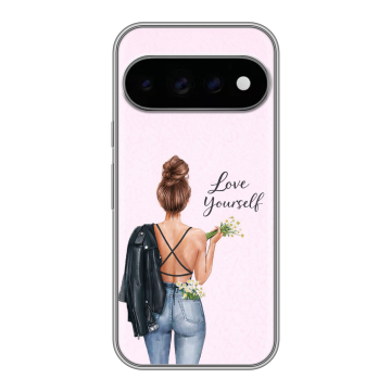 Силиконовый чехол на Google Pixel 11 Pro с принтом женский Силиконовый чехол на Google Pixel 11 Pro с принтом женский