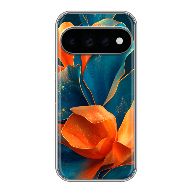 Силиконовый чехол на Google Pixel 11 Pro с принтом Цветы Силиконовый чехол на Google Pixel 11 Pro с принтом Цветы