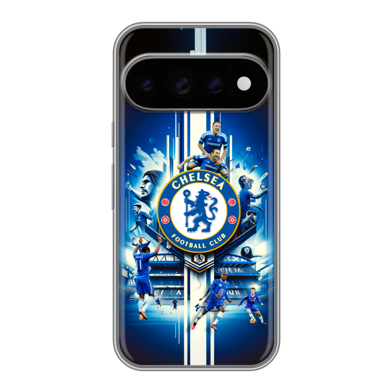 Силиконовый чехол на Google Pixel 11 Pro с принтом Chelsea Челси Силиконовый чехол на Google Pixel 11 Pro с принтом Chelsea Челси