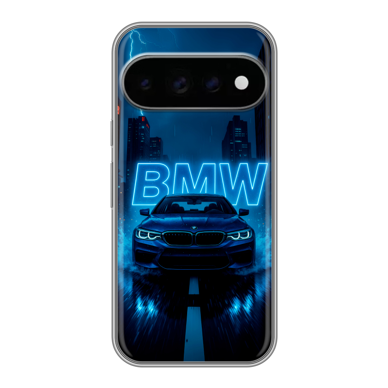 Силиконовый чехол на Google Pixel 11 Pro с принтом BMW БМВ Силиконовый чехол на Google Pixel 11 Pro с принтом BMW БМВ
