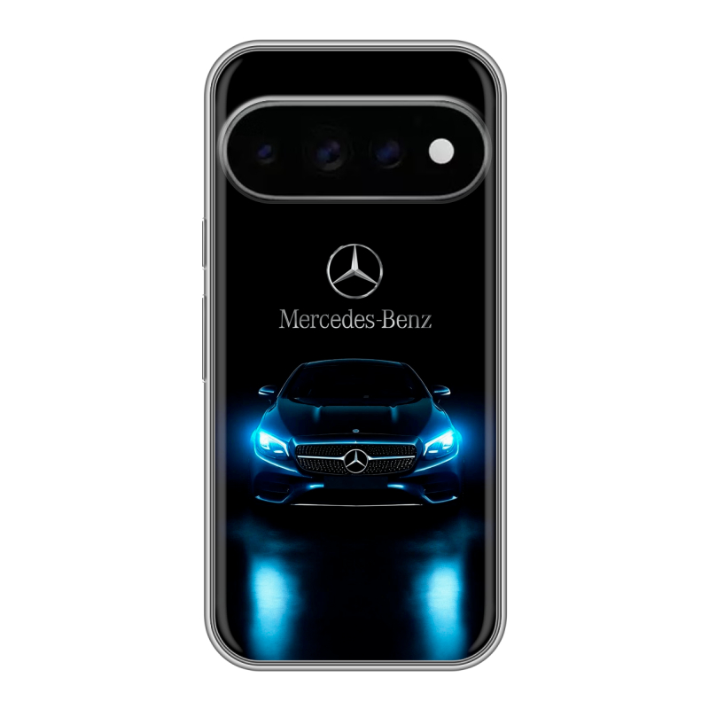 Силиконовый чехол на Google Pixel 11 Pro с принтом Mercedes Мерседес Силиконовый чехол на Google Pixel 11 Pro с принтом Mercedes Мерседес