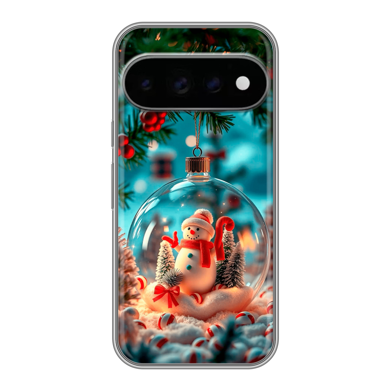 Силиконовый чехол на Google Pixel 11 Pro с принтом Новый год Силиконовый чехол на Google Pixel 11 Pro с принтом Новый год