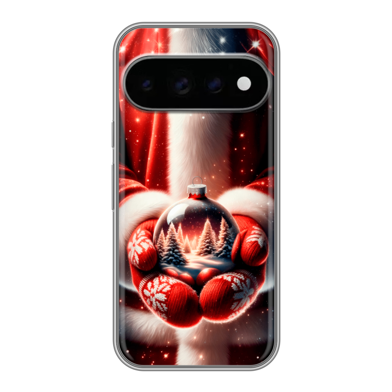 Силиконовый чехол на Google Pixel 11 Pro с принтом Новый год Силиконовый чехол на Google Pixel 11 Pro с принтом Новый год