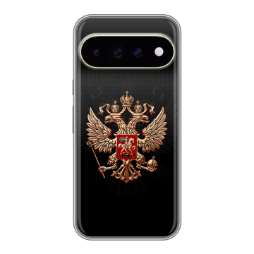 Силиконовый чехол на Google Pixel 11 Pro XL с принтом Герб России Силиконовый чехол на Google Pixel 11 Pro XL с принтом Герб России
