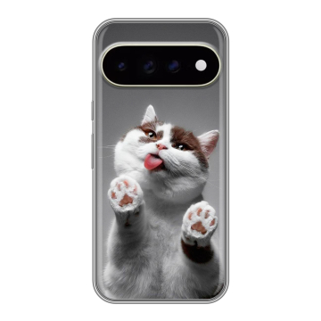 Силиконовый чехол на Google Pixel 11 Pro XL с принтом Коты Силиконовый чехол на Google Pixel 11 Pro XL с принтом Коты