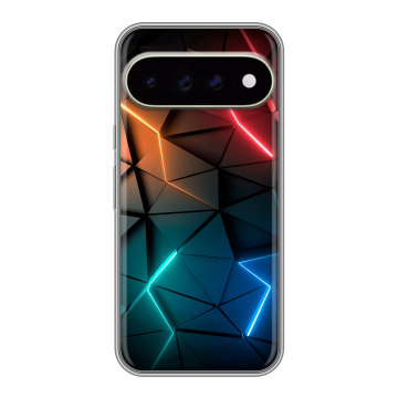 Силиконовый чехол на Google Pixel 11 Pro XL с принтом Абстракция неон Силиконовый чехол на Google Pixel 11 Pro XL с принтом Абстракция неон
