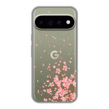 Силиконовый чехол на Google Pixel 11 Pro XL с принтом Ветка сакуры Силиконовый чехол на Google Pixel 11 Pro XL с принтом Ветка сакуры