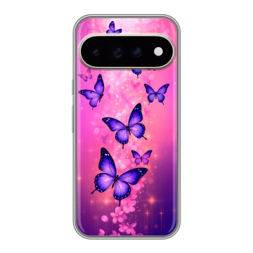 Силиконовый чехол на Google Pixel 11 Pro XL с принтом Бабочки