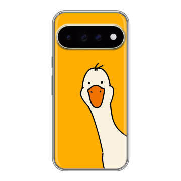 Силиконовый чехол на Google Pixel 11 Pro XL с принтом Утка Силиконовый чехол на Google Pixel 11 Pro XL с принтом Утка