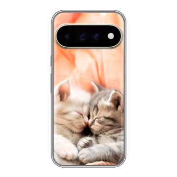 Силиконовый чехол на Google Pixel 11 Pro XL с принтом Котята Силиконовый чехол на Google Pixel 11 Pro XL с принтом Котята