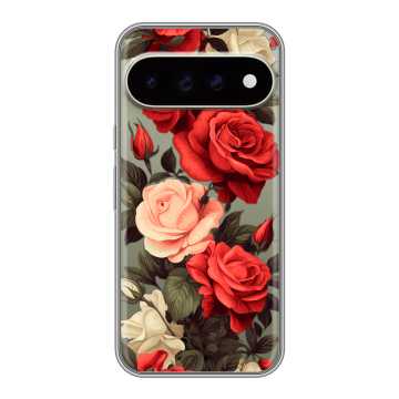 Силиконовый чехол на Google Pixel 11 Pro XL с принтом Розы Силиконовый чехол на Google Pixel 11 Pro XL с принтом Розы