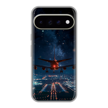 Силиконовый чехол на Google Pixel 11 Pro XL с принтом самолет Силиконовый чехол на Google Pixel 11 Pro XL с принтом самолет