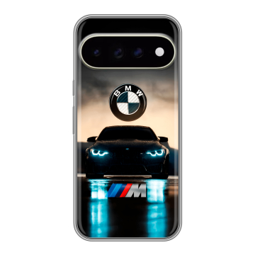 Силиконовый чехол на Google Pixel 11 Pro XL с принтом БМВ BMW Силиконовый чехол на Google Pixel 11 Pro XL с принтом БМВ BMW