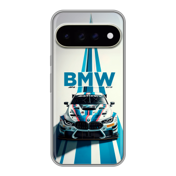 Силиконовый чехол на Google Pixel 11 Pro XL с принтом БМВ BMW Силиконовый чехол на Google Pixel 11 Pro XL с принтом БМВ BMW