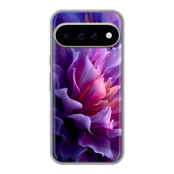 Силиконовый чехол на Google Pixel 11 Pro XL с принтом женский цветы