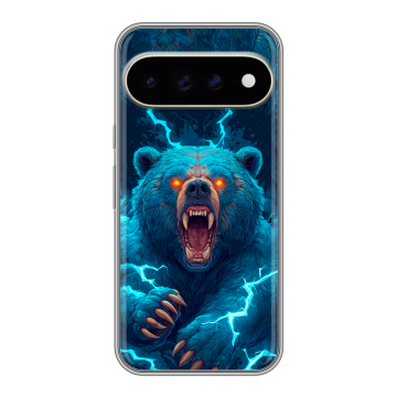 Силиконовый чехол на Google Pixel 11 Pro XL с принтом Медведь