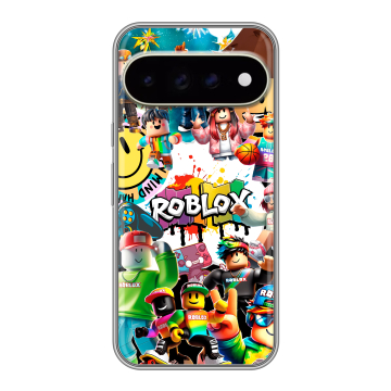 Силиконовый чехол на Google Pixel 11 Pro XL с принтом Roblox Роблокс Силиконовый чехол на Google Pixel 11 Pro XL с принтом Roblox Роблокс